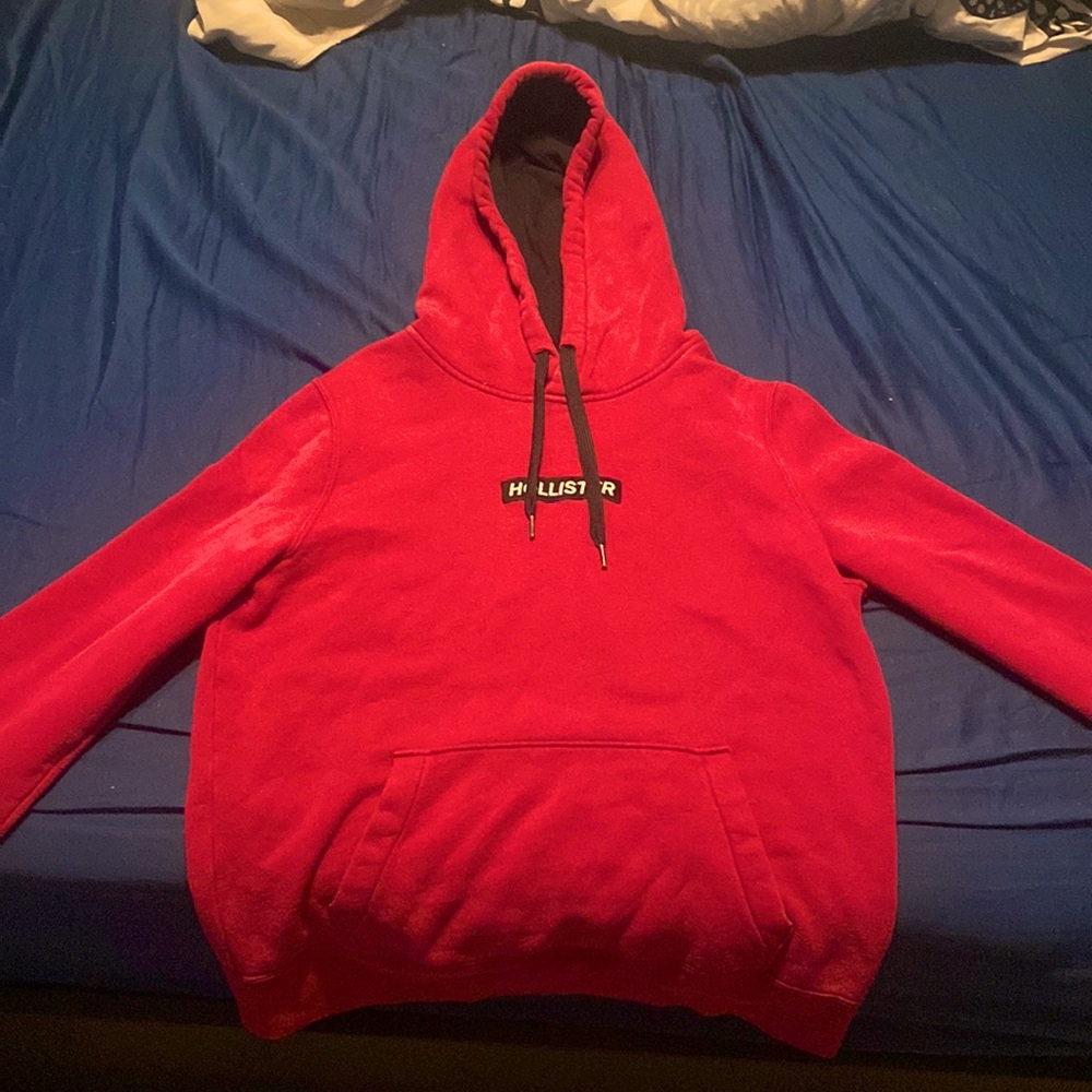 Red Hollister hoodie